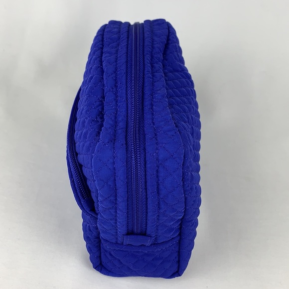 Vera Bradley Iconic Medium Cosmetic Gage Blue - Picture 3 of 8